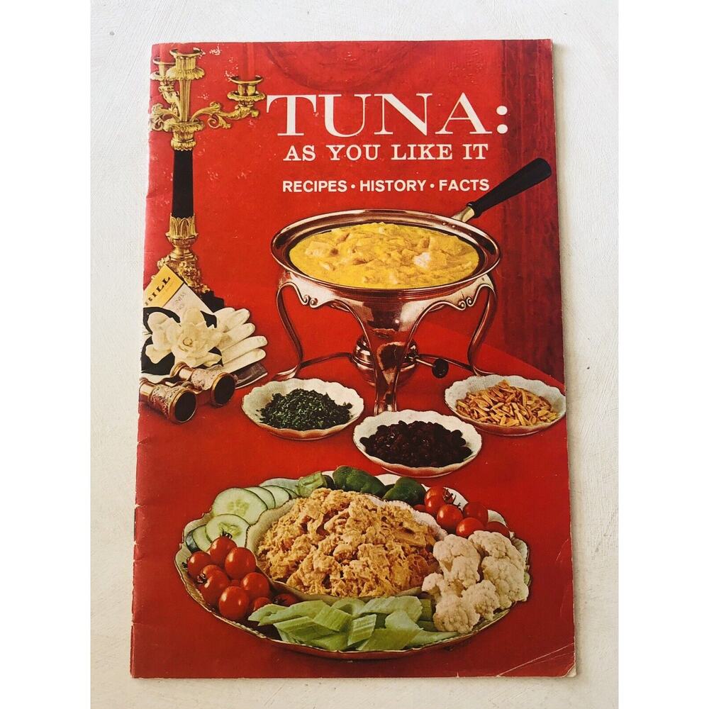 Vintage 1960s Tuna Recipes Booklet Fishing History Facts Illustrated Albacore